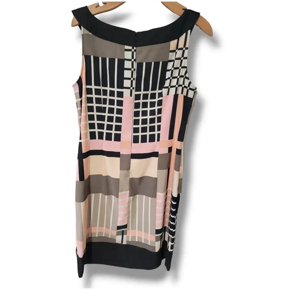 Connected Apparel women's multicolor sleeveless shift dress  - size 14 - Picture 3 of 8